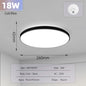 LED Ceiling Lamp 220V Ultra Thin Ceiling Lighting Fixture