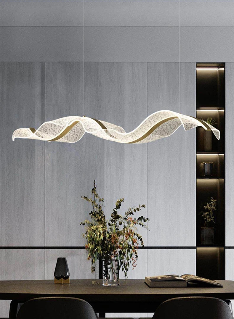 ChicGlow Pendant: Modern LED Chandelier