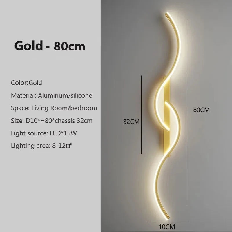 GlowStrip Minimalist LED Wall Sconce