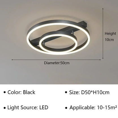 LuminaChic: Modern LED Chandelier for Stylish Spaces