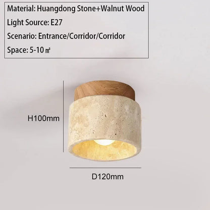 Travertine Sky Lamp