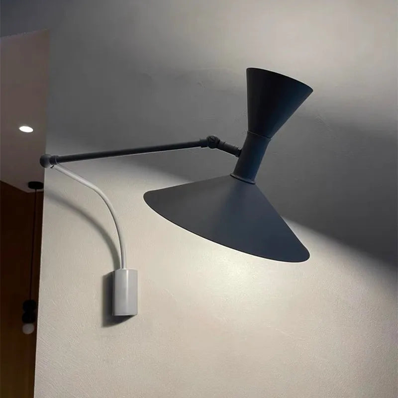 Nordic Glow: Adjustable LED Wall Lamp