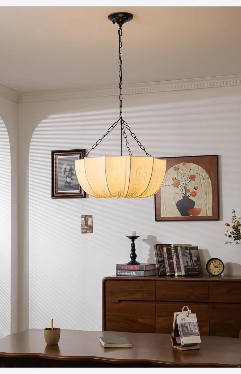 Wabi-Sabi Fabric Chandelier