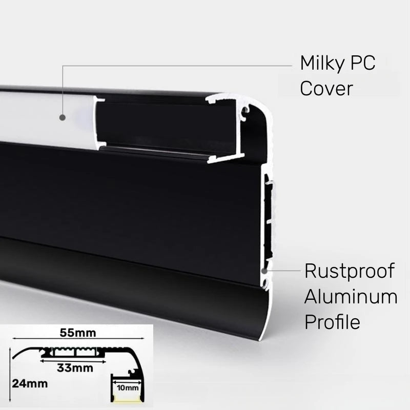 SafeStep LED Corner Light Strip Protector