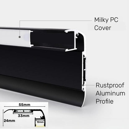 SafeStep LED Corner Light Strip Protector