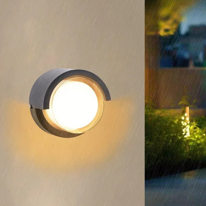 Waterproof Modern LED Wall Lamp for Outdoor Spaces