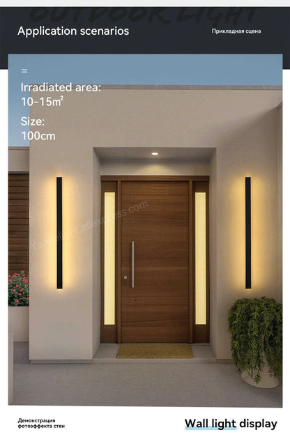 Nordic Waterproof LED Wall Sconce - Patio Light