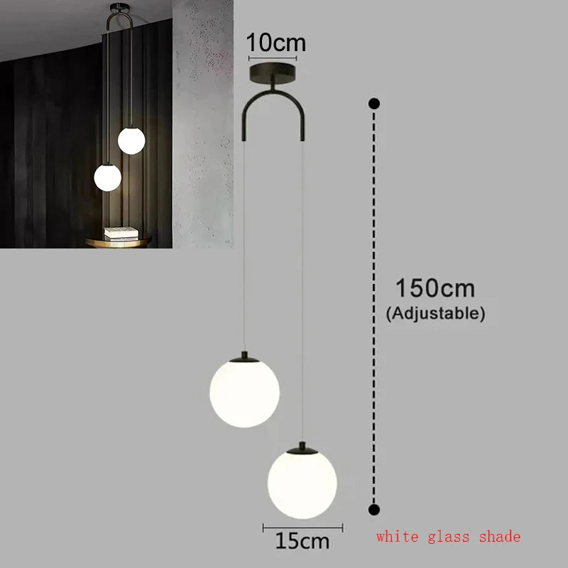 Glass Ball LED Pendant