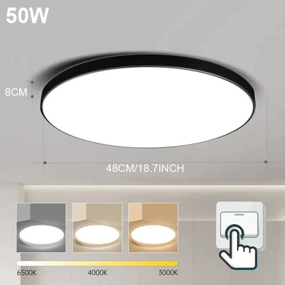 LED Ceiling Lamp 220V Ultra Thin Ceiling Lighting Fixture