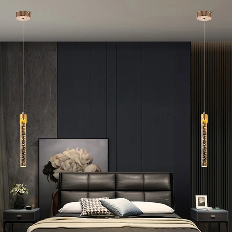 Crystal Rod LED Pendant