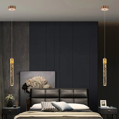 Crystal Rod LED Pendant