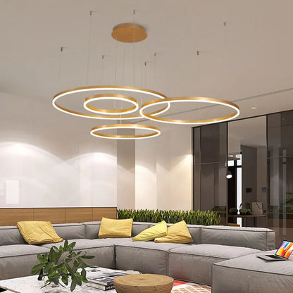 LED Ring Chandelier