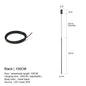 Modern Straight LED Chandelier Hanging Light Fixtures