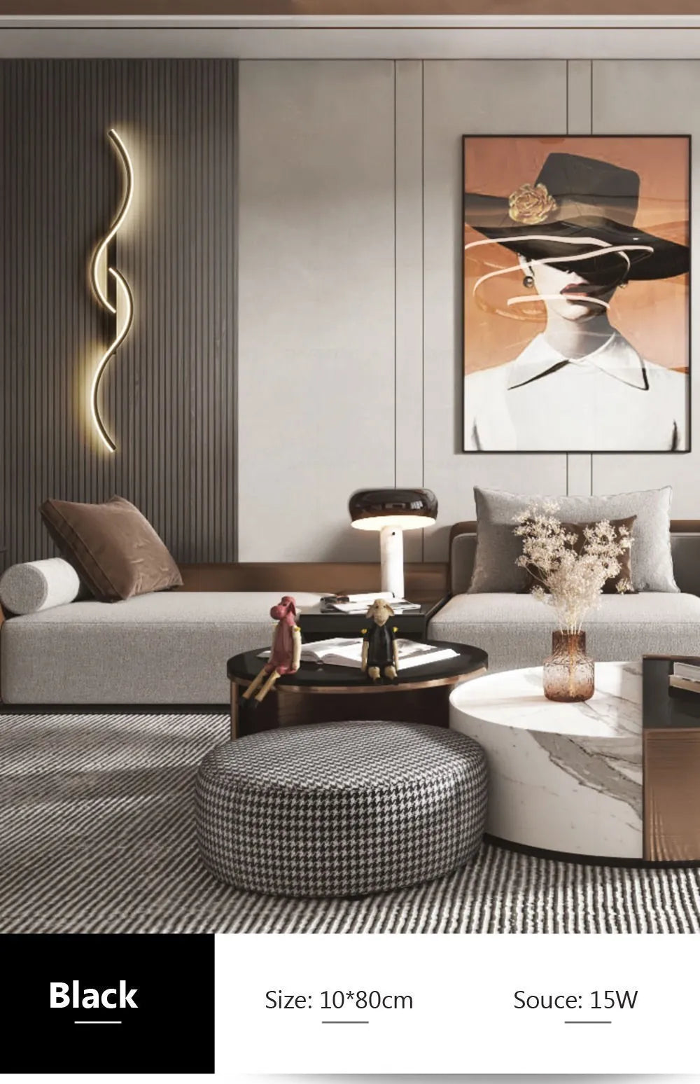 GlowStrip Minimalist LED Wall Sconce