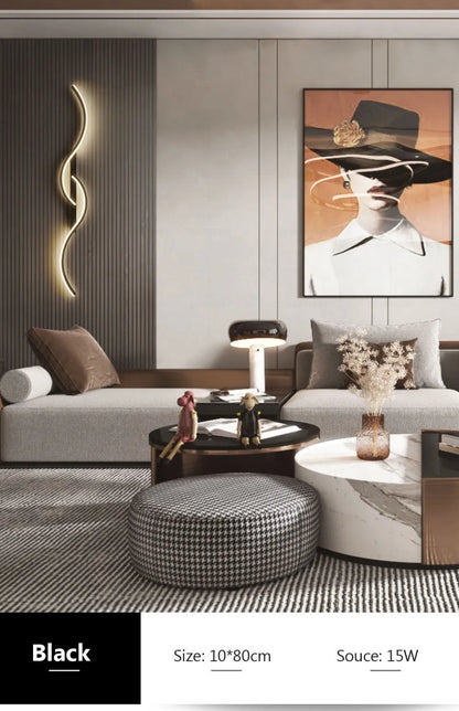 GlowStrip Minimalist LED Wall Sconce