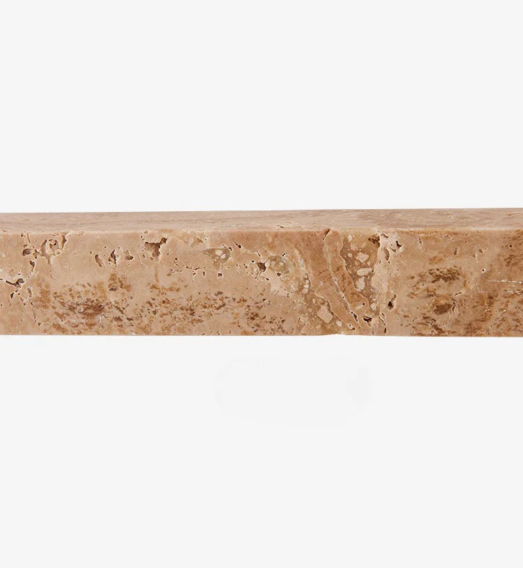 Travertine Glow: Modern Wall Sconce