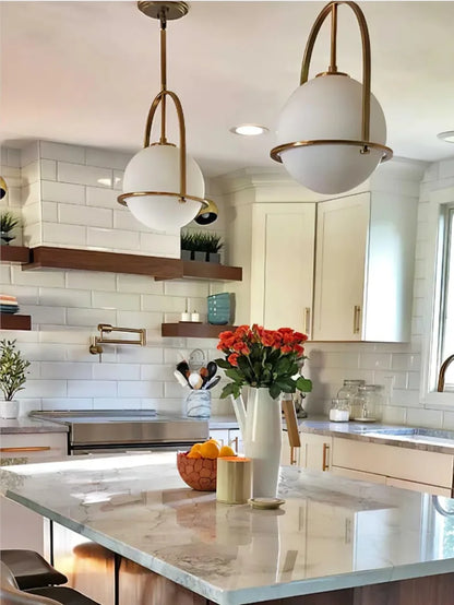 Nordic Glass Ball Ceiling Lamp