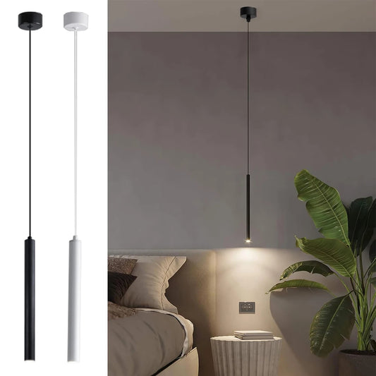 Nordic Tube LED Pendant - Modern Lighting Elegance