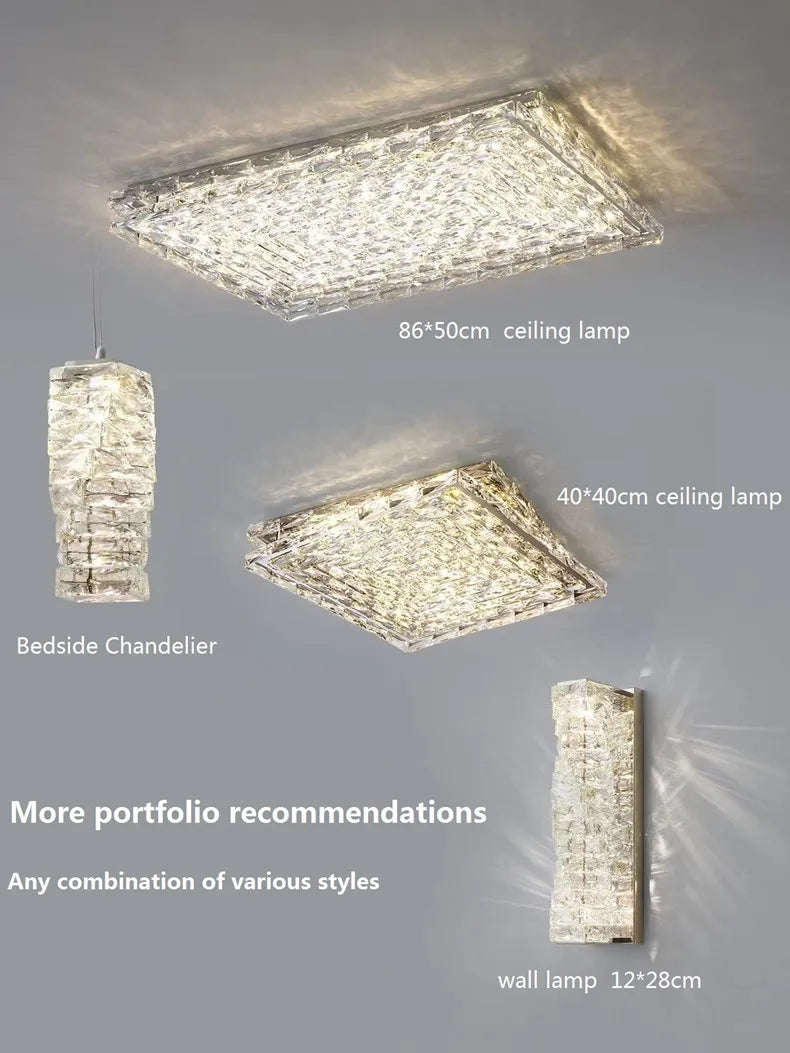 Elegant Crystal LED Wall Sconce for Luxe Interiors