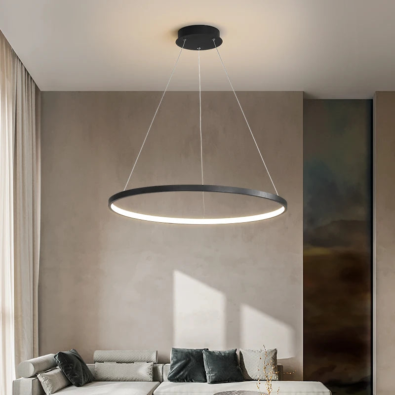 Round LED Ring Pendant