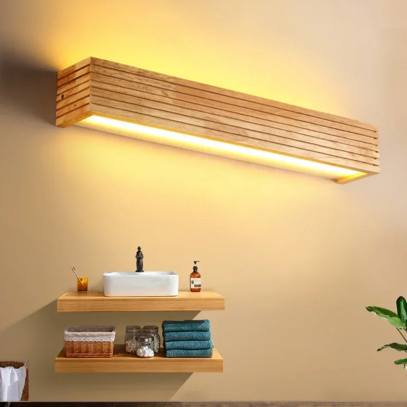 Wooden Glow Sconce for Modern Decor