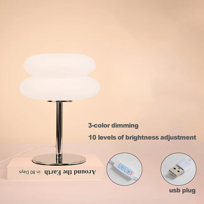 Tricolor Creamy Glow USB Table Lamp