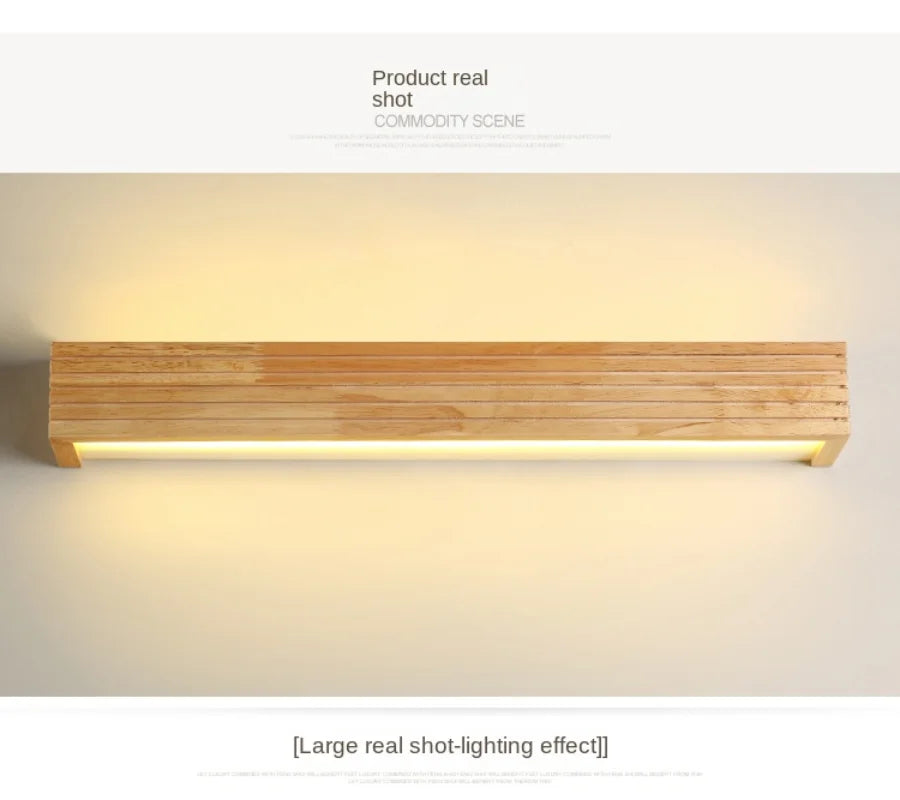 Wooden Glow Sconce for Modern Decor