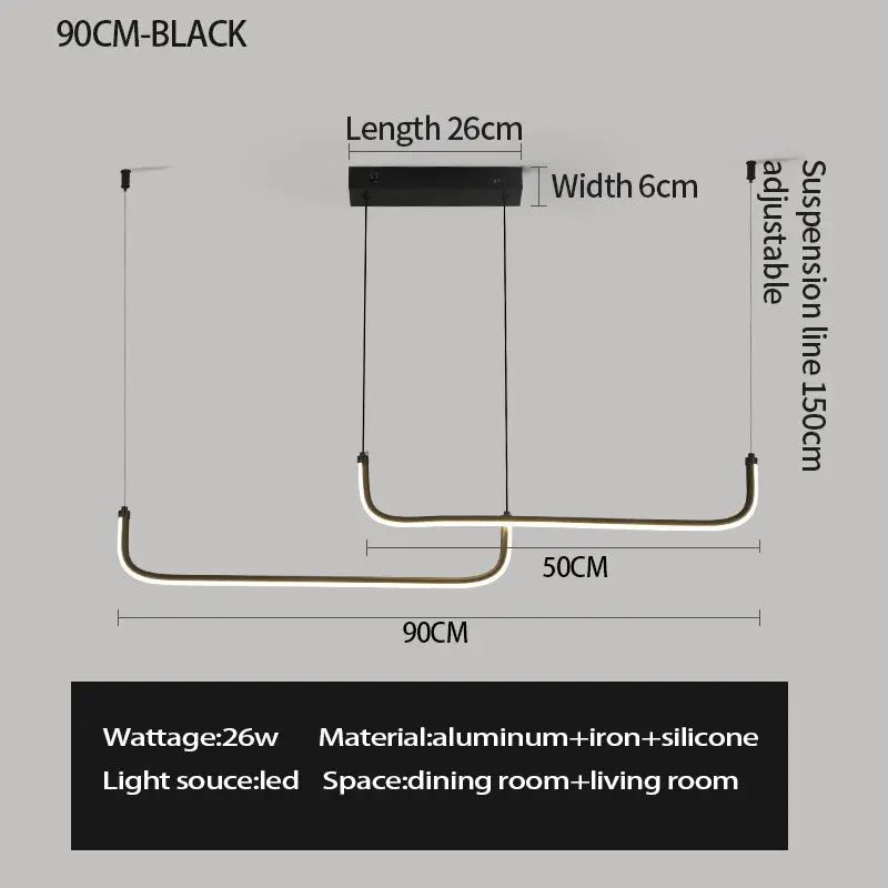 Aluminum LED Chandelier
