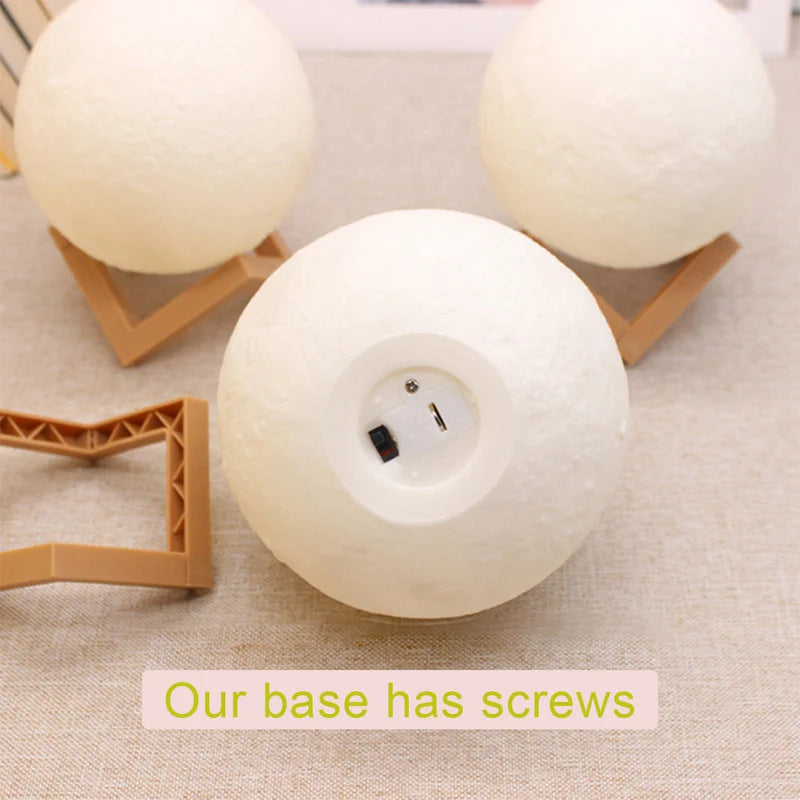 Galactic Moon Glow: Kids' Night Light Delight
