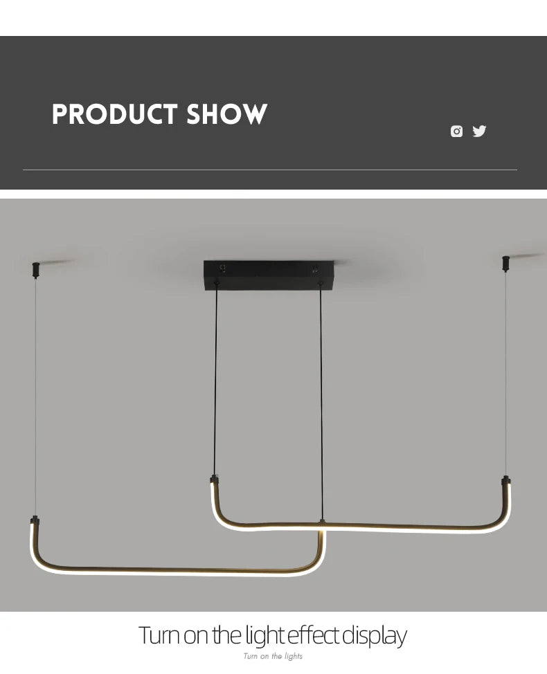 Aluminum LED Chandelier