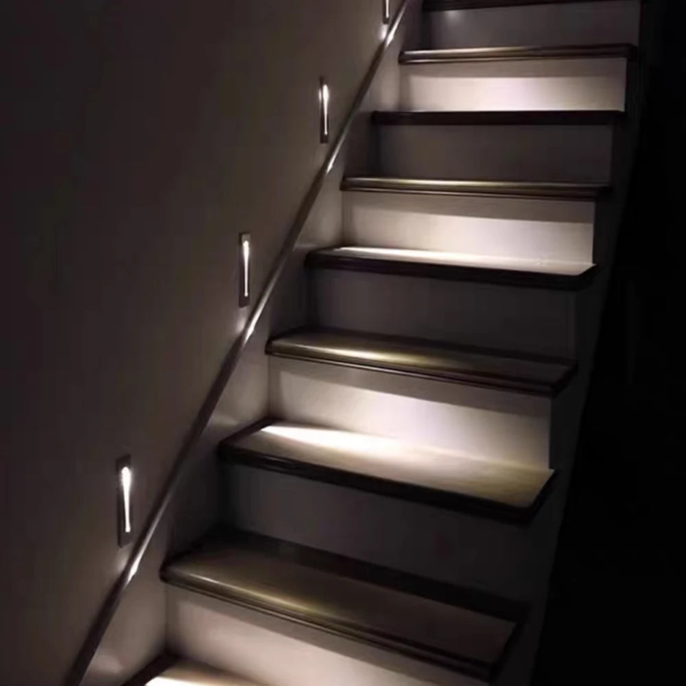 GlowStep LED Recessed Wall Sconce Light