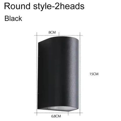 Double Head Outdoor Wall Light