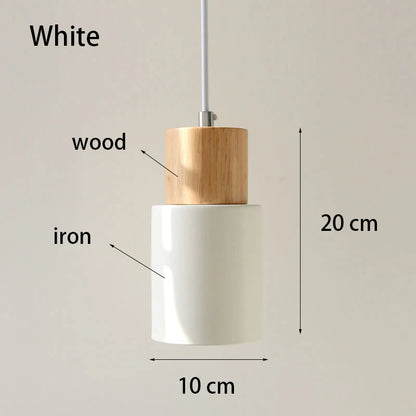 Wood and Metal Mini Pendant