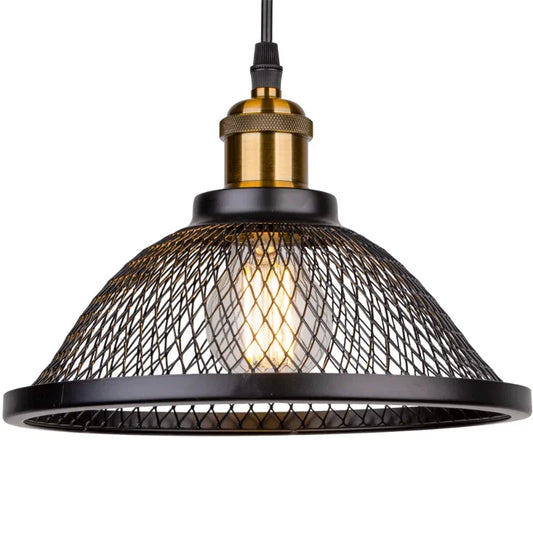 ZIMULONG Black Iron Net Pendant Light