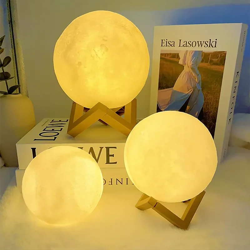 Galactic Moon Glow: Kids' Night Light Delight
