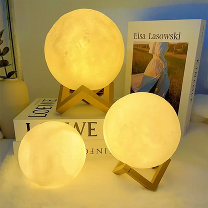 Galactic Moon Glow: Kids' Night Light Delight