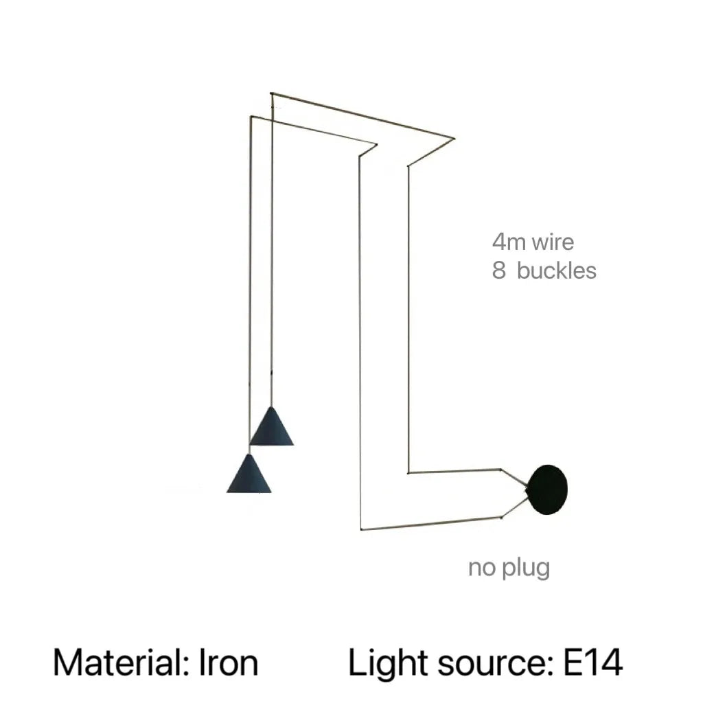 GeoLine Mini Cone Ceiling Light