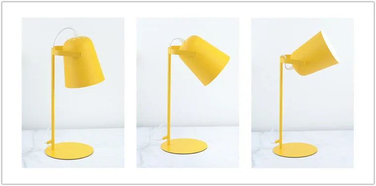 Nordic Glow: Eye-Protect Pink Desk Lamp