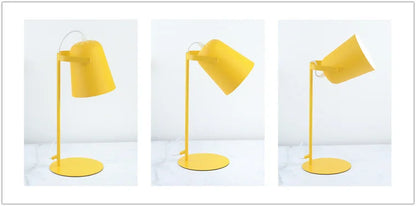 Nordic Glow: Eye-Protect Pink Desk Lamp