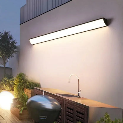 Long Strip Wall Outdoor Lamp