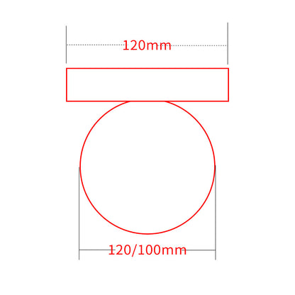 Creative Macaron LED Wall Lamp Mini Glass Sconce