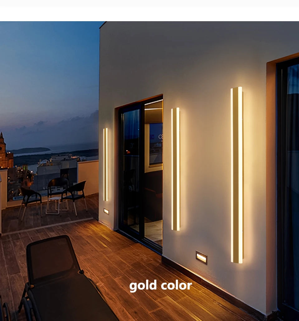 Remote LED Wall Sconce - Outdoor Elegance