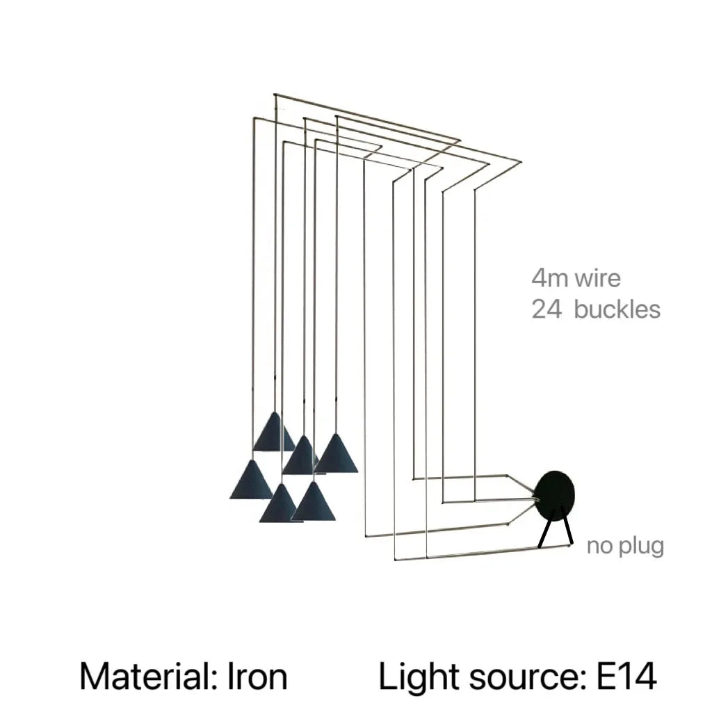 GeoLine Mini Cone Ceiling Light