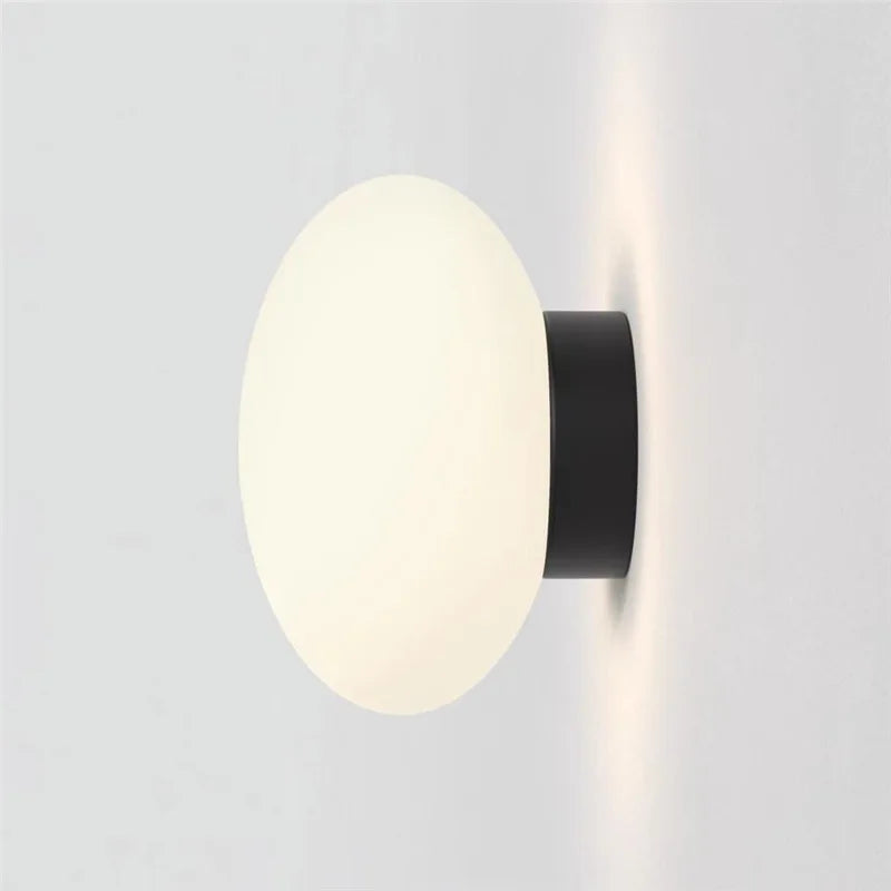 Glass Ball Wall Sconce