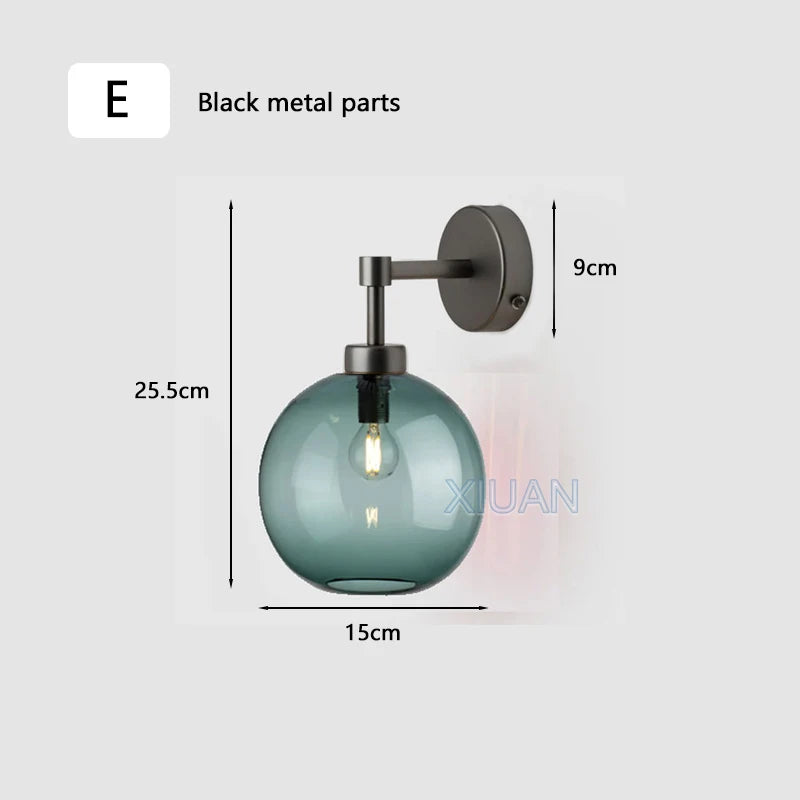 Amber Smoke Wall Sconces