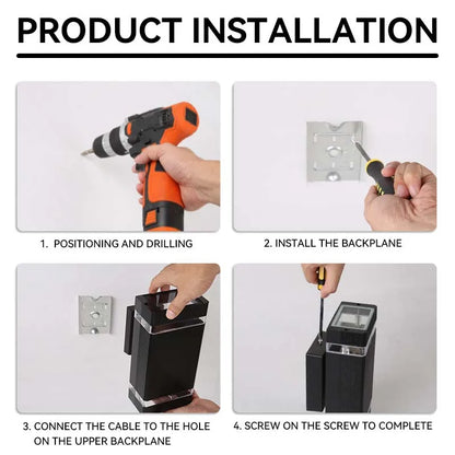 BrightGuard E27 LED Wall Sconce - Waterproof Design