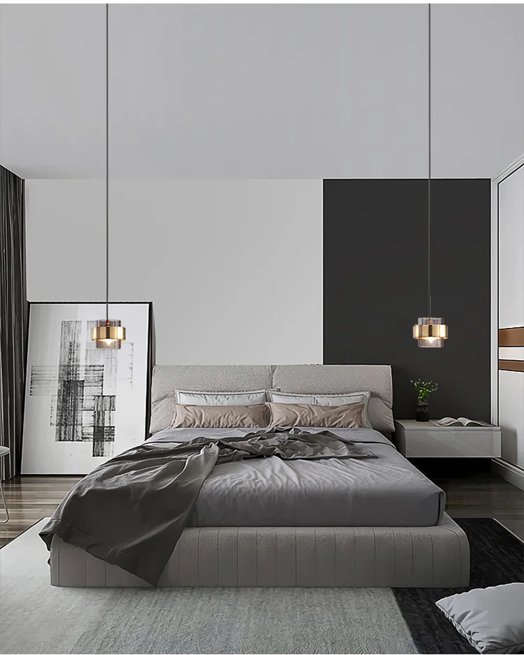 Modern Glass Chandeliers Lighting Bedroom Decor
