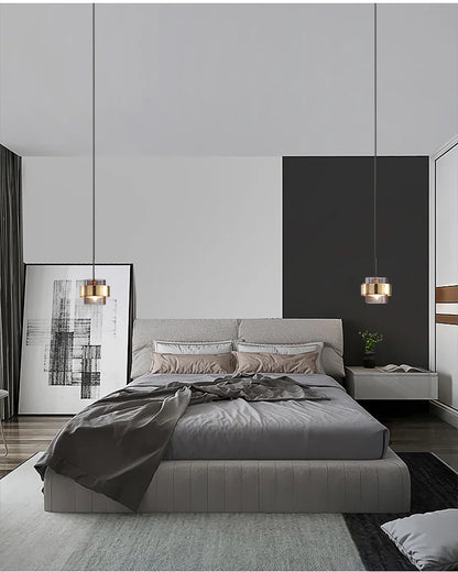 Modern Glass Chandeliers Lighting Bedroom Decor
