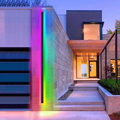 RGB Dimmable Waterproof Wall Lantern Light