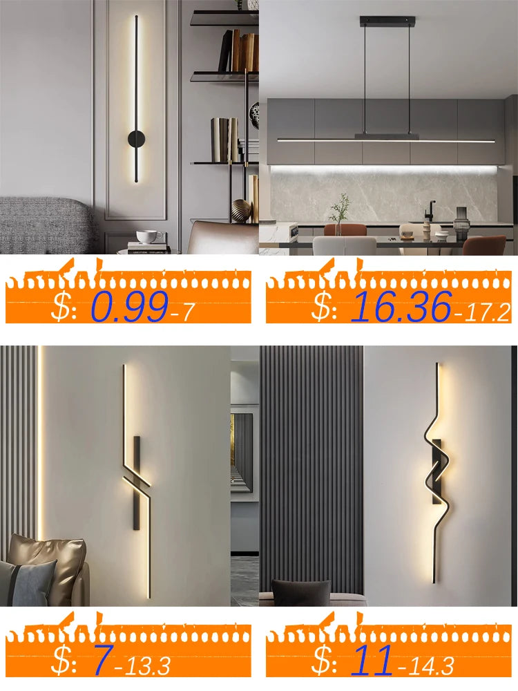 Slim Linear LED Pendant